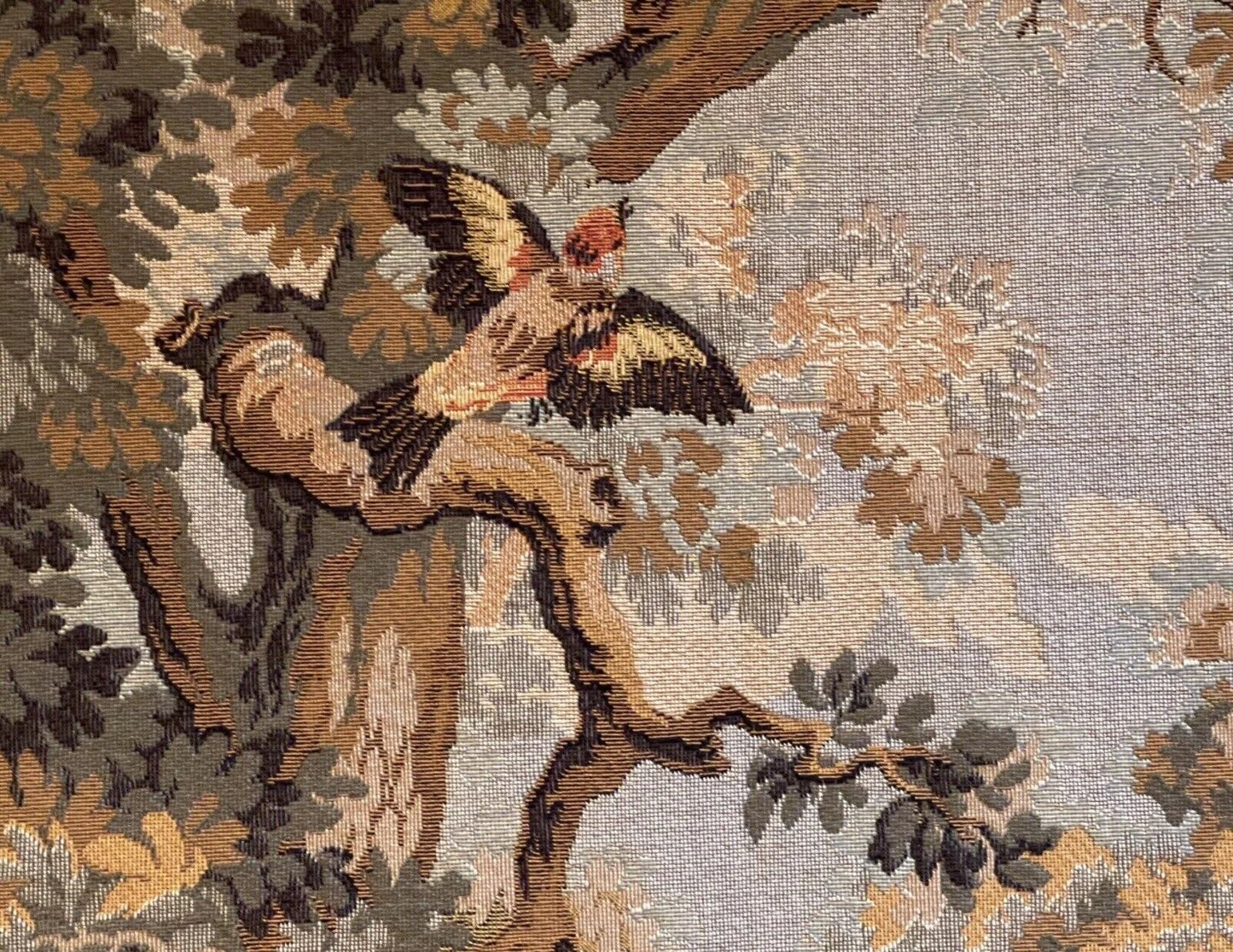 Antique French Tapestry “L'Indiscrétion Epoque” By Point Genre Goblins